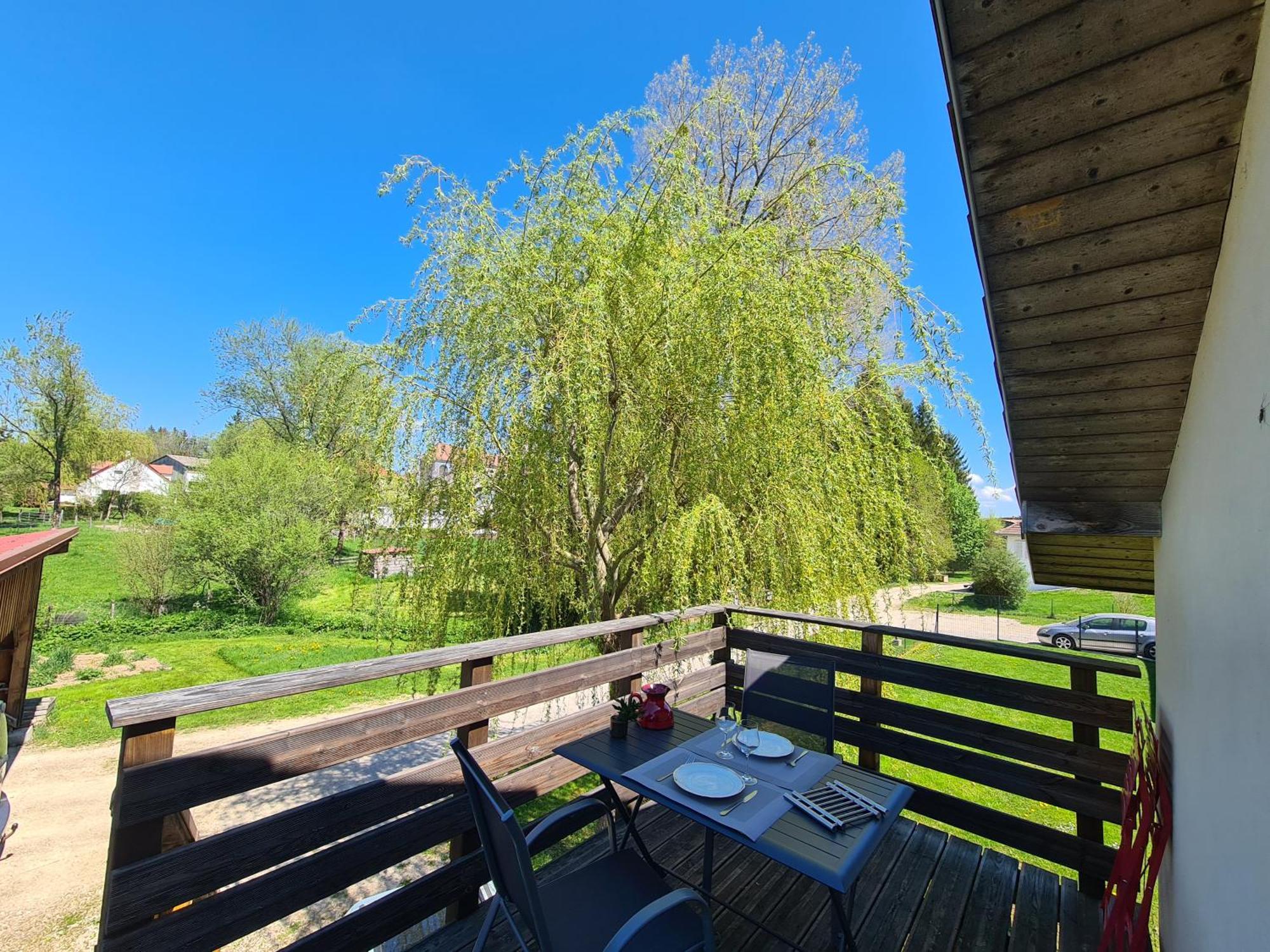 Ferienwohnung Sous Le Saule Nods Exterior foto